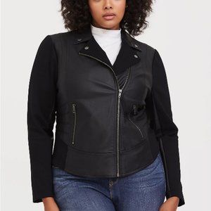 Torrid - Faux Leather Moto Jacket